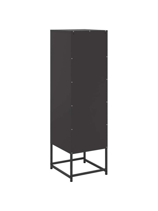 Skříň highboard černá 36 x 39 x 123 cm ocel
