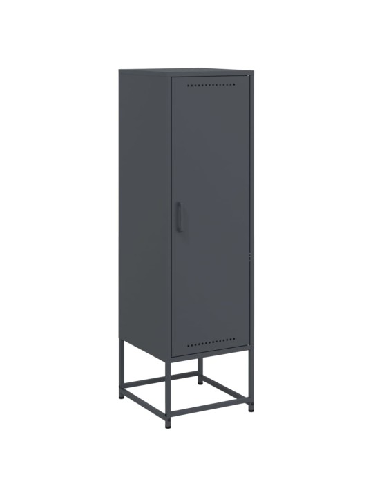 Skříň highboard antracitová 36 x 39 x 123 cm ocel