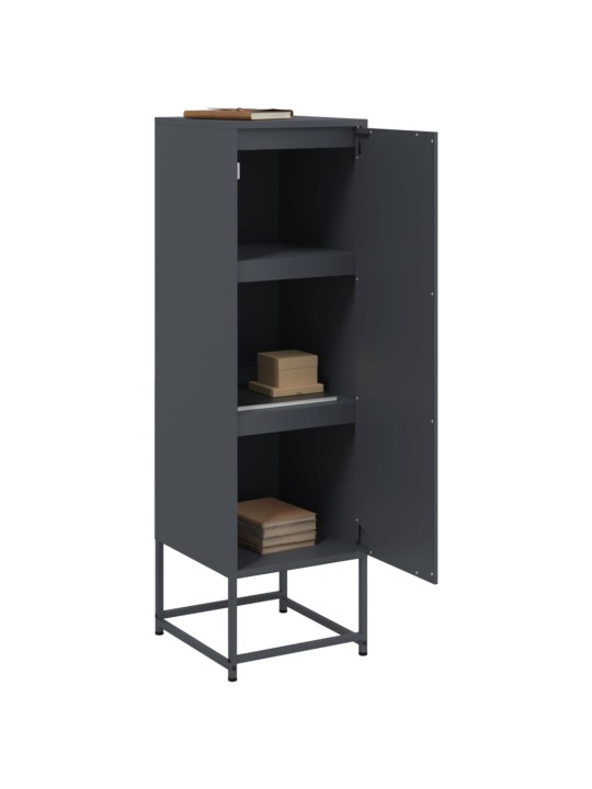 Skříň highboard antracitová 36 x 39 x 123 cm ocel
