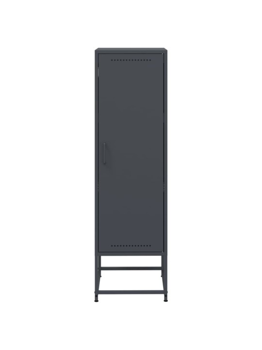 Skříň highboard antracitová 36 x 39 x 123 cm ocel