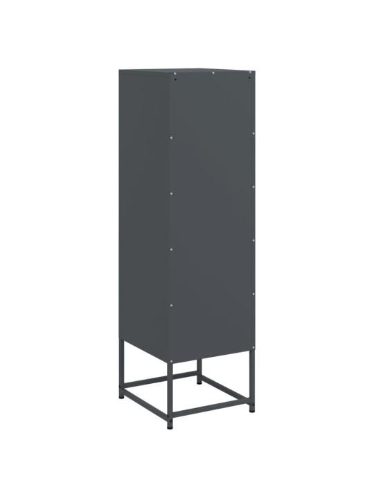 Skříň highboard antracitová 36 x 39 x 123 cm ocel