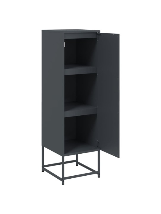 Skříň highboard antracitová 36 x 39 x 123 cm ocel