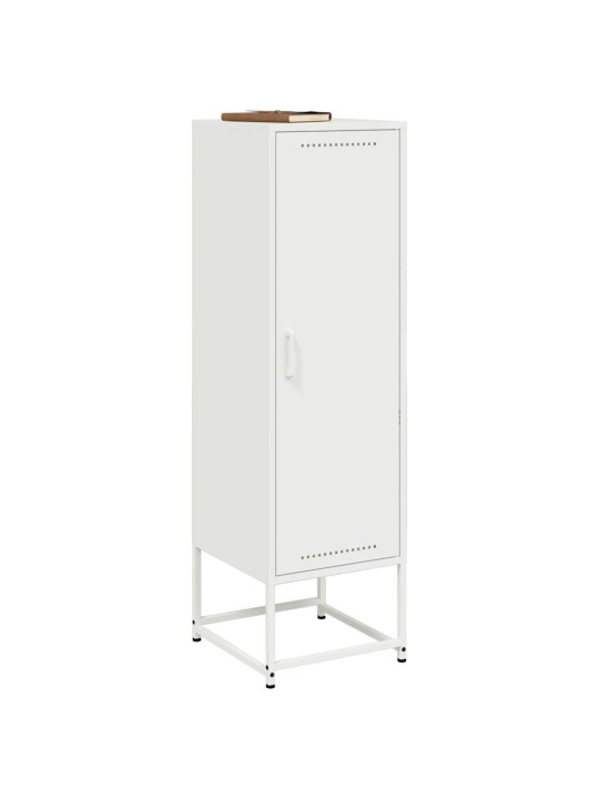 Skříň highboard bílá 36 x 39 x 123 cm ocel