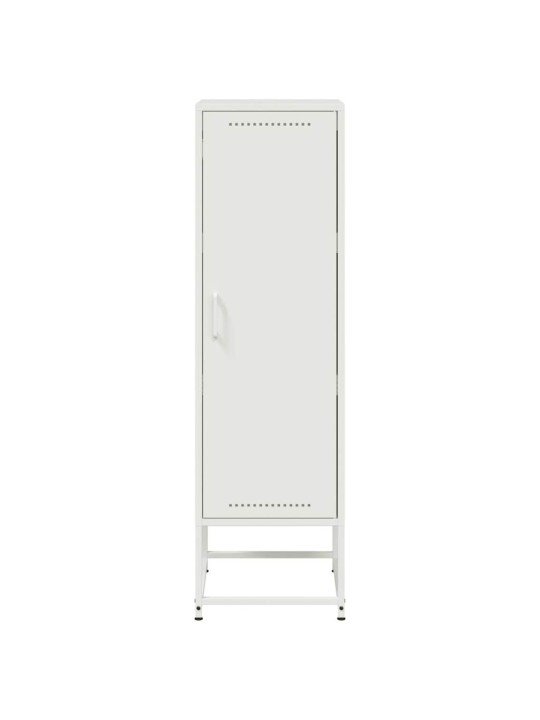 Skříň highboard bílá 36 x 39 x 123 cm ocel