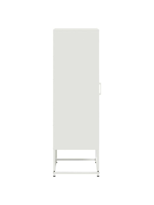 Skříň highboard bílá 36 x 39 x 123 cm ocel