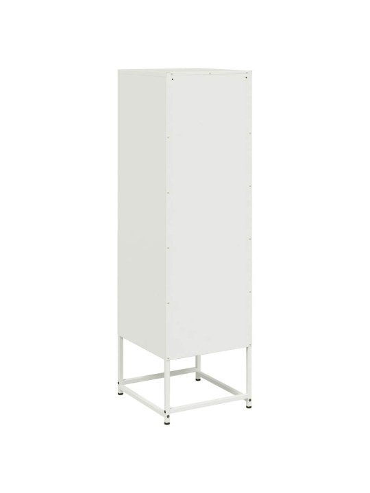 Skříň highboard bílá 36 x 39 x 123 cm ocel