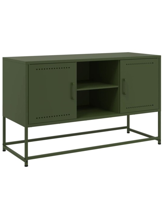 Skříň highboard bílá 36 x 39 x 107 cm ocel