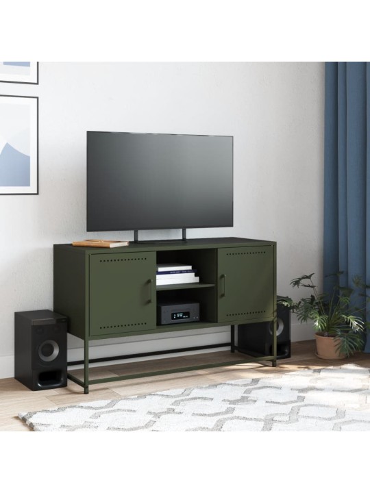 Skříň highboard bílá 36 x 39 x 107 cm ocel