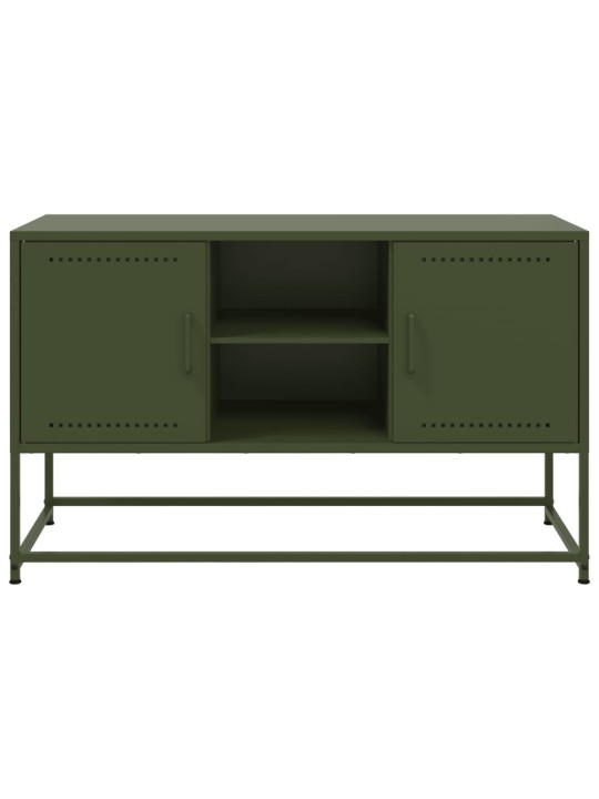 Skříň highboard bílá 36 x 39 x 107 cm ocel
