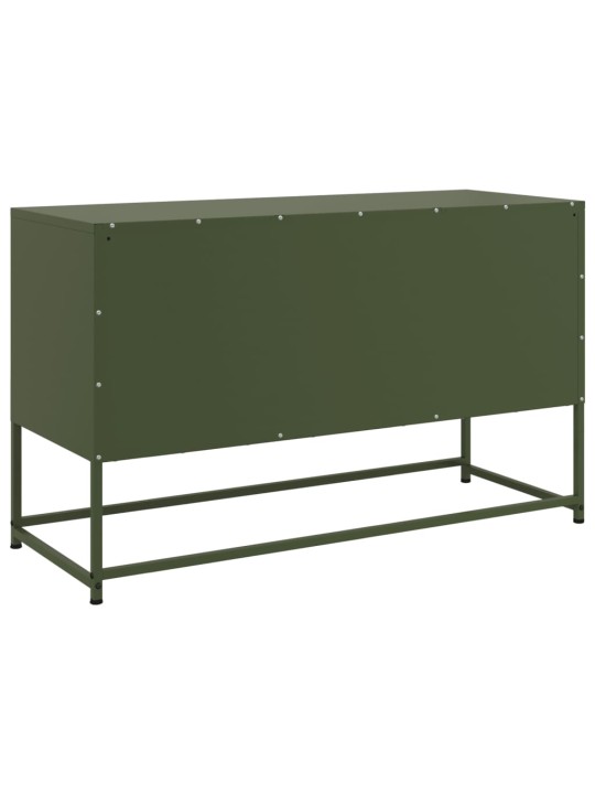 Skříň highboard bílá 36 x 39 x 107 cm ocel