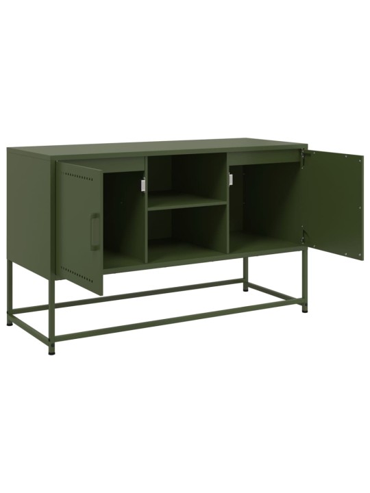Skříň highboard bílá 36 x 39 x 107 cm ocel