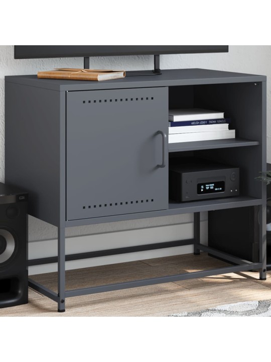 TV skříňka růžová 100,5 x 39 x 60,5 cm ocel