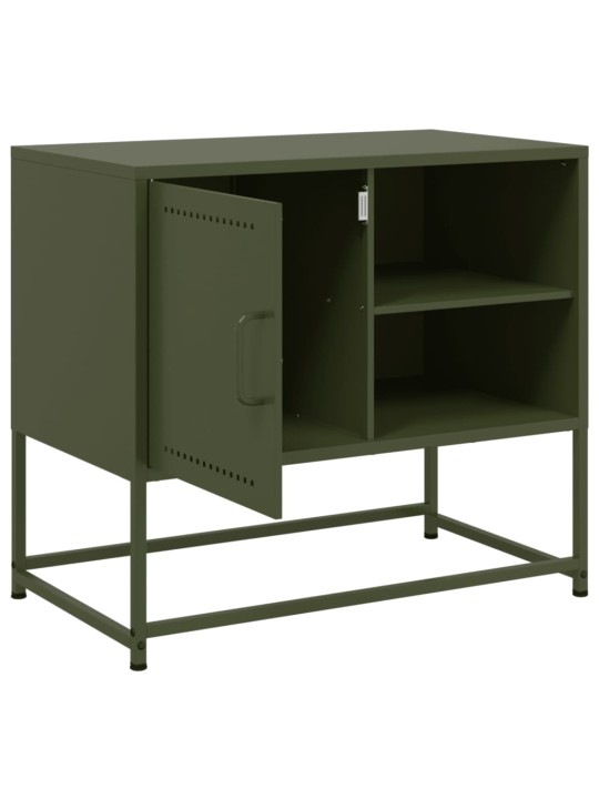 TV skříňka hořčicově žlutá 100,5 x 39 x 60,5 cm ocel