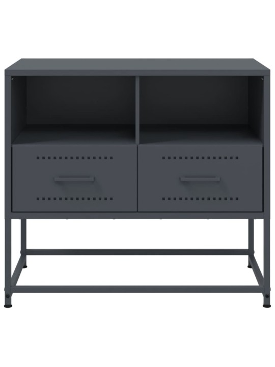 TV skříňka antracitová 68 x 39 x 60,5 cm ocel