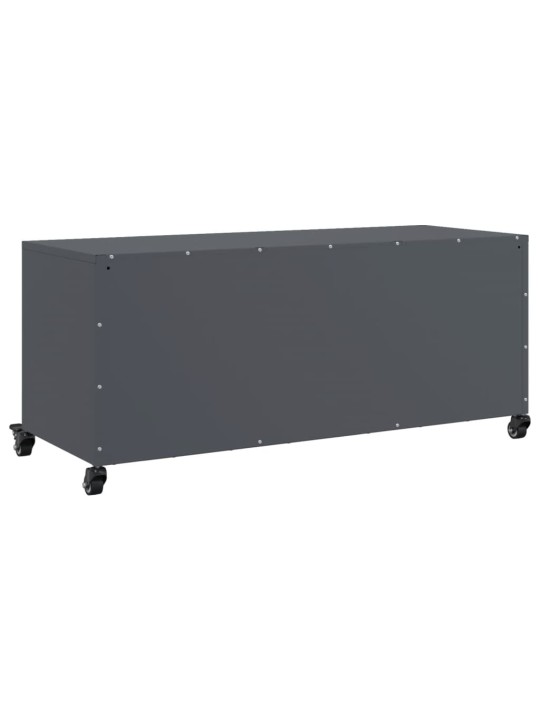 TV skříňka antracitová 100,5 x 39 x 43,5 cm ocel