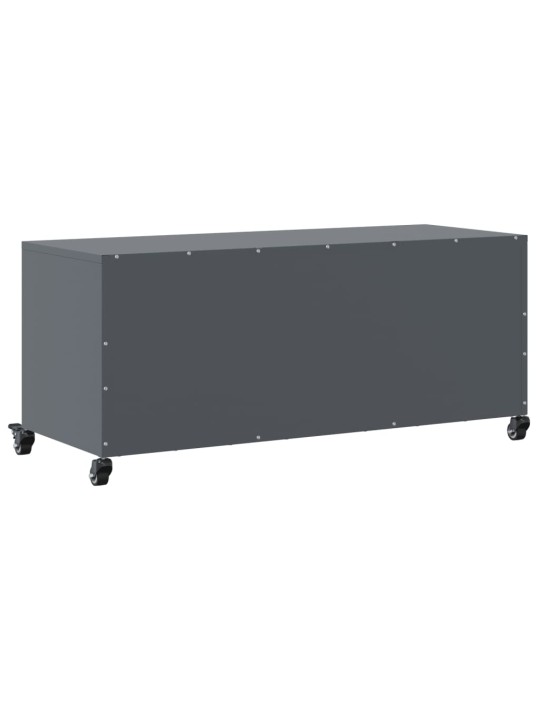 TV skříňka antracitová 100,5 x 39 x 43,5 cm ocel