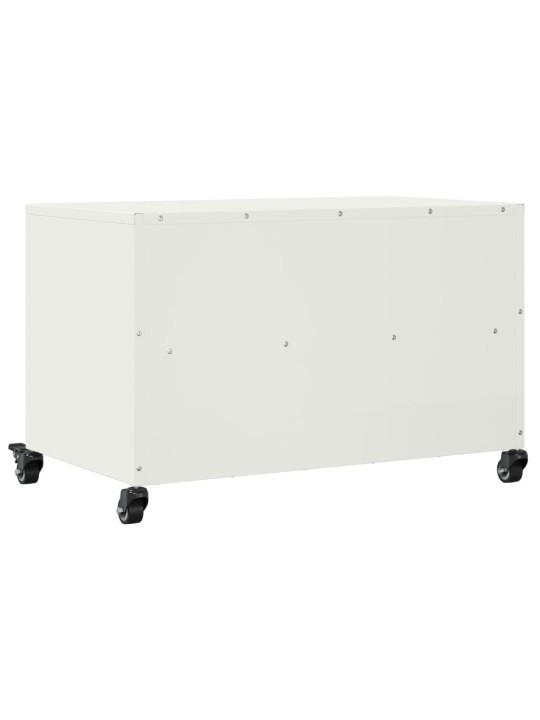 TV skříňka bílá 68 x 39 x 43,5 cm ocel