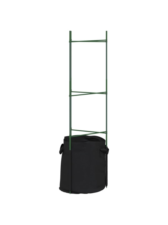Podpěrná klec pro rajčata s pytlem 2 ks 116 cm ocel a PP