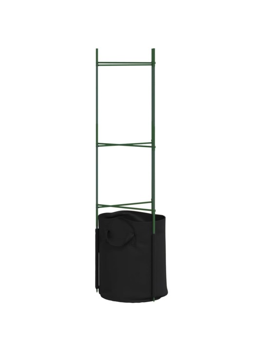 Podpěrná klec pro rajčata s pytlem 2 ks 116 cm ocel a PP