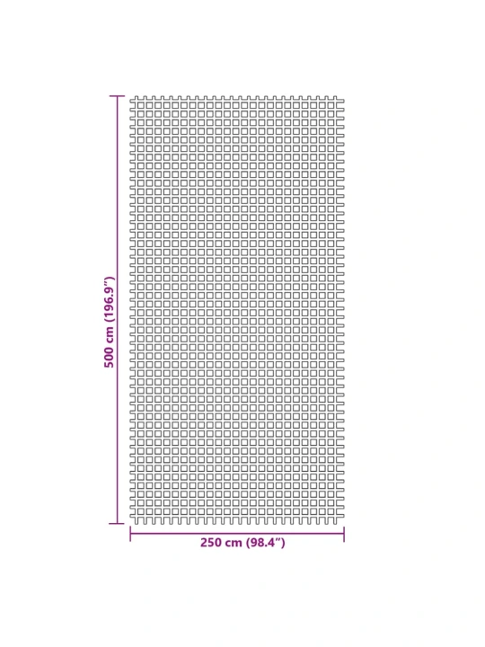 Koberec ke stanu modrý 5x2,5 m