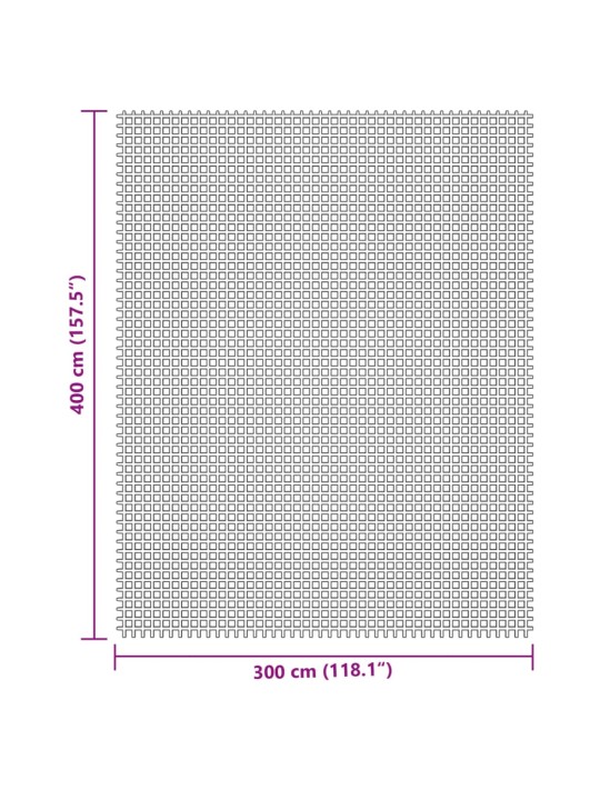 Koberec ke stanu krémový 4x3 m