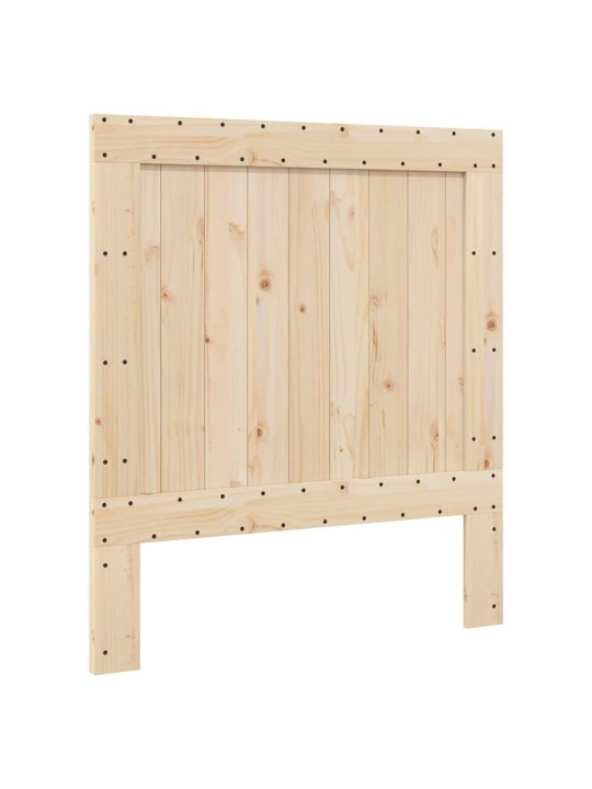 Rám postele s čelem 90 x 200 cm masivní borové dřevo