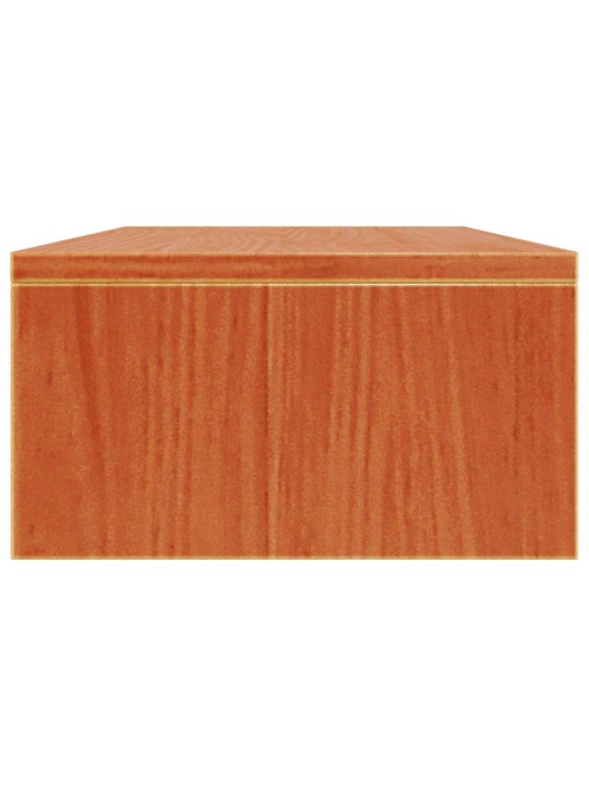 Stojan na monitor voskově hnědý 50x24x13 cm masivní borovice