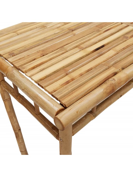 Zahradní jídelní stůl 110 x 55 x 75 cm bambus