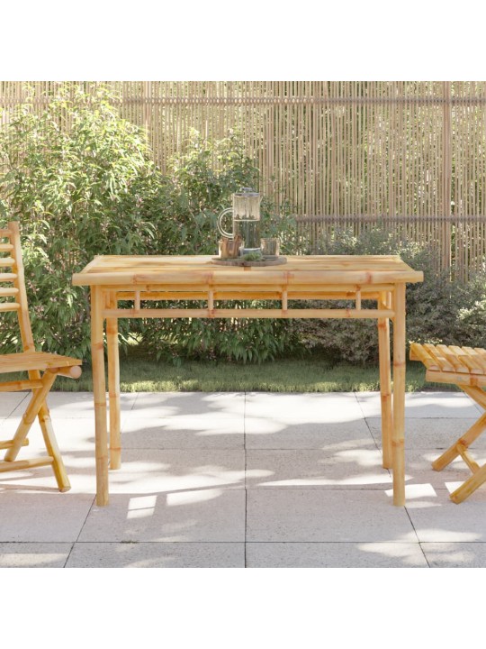 Zahradní jídelní stůl 110 x 55 x 75 cm bambus