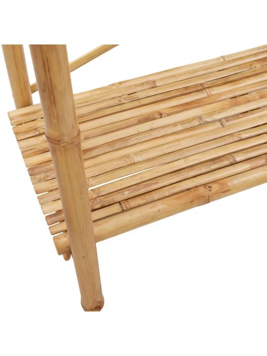 Stojan na oblečení s policí 102 x 50 x 190 cm bambus
