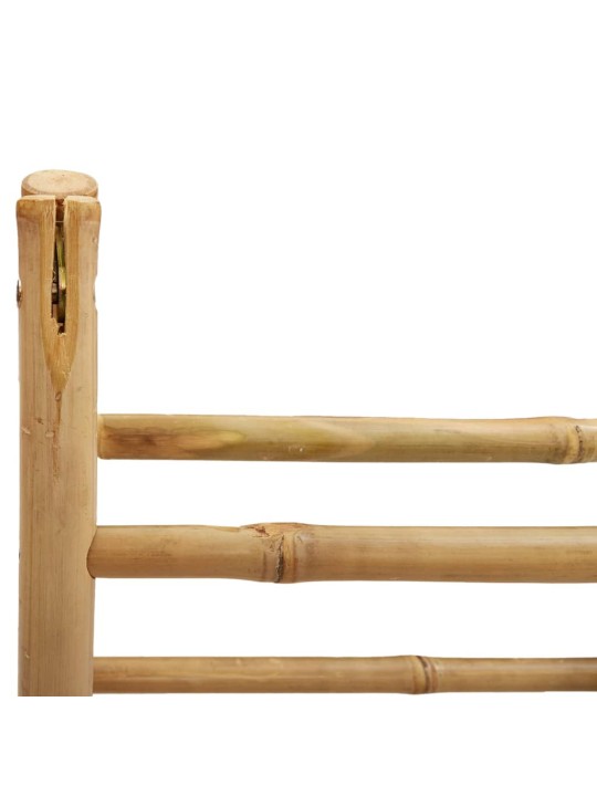 Dvojitý žebřík na ručníky se 4 příčlemi 90 x 50 x 100 cm bambus