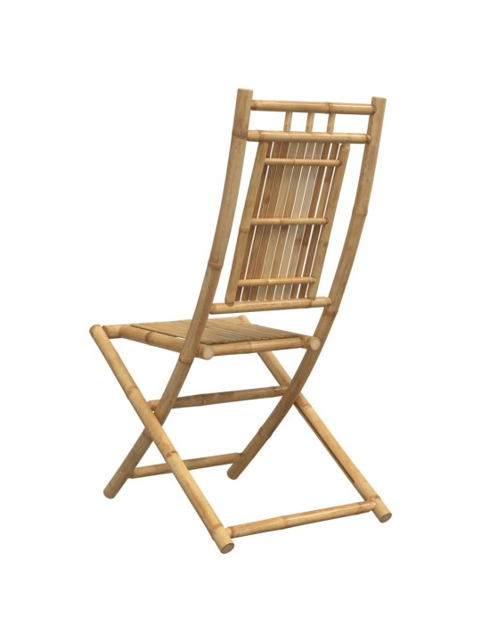 Skládací zahradní židle 2 ks 46 x 66 x 99 cm bambus