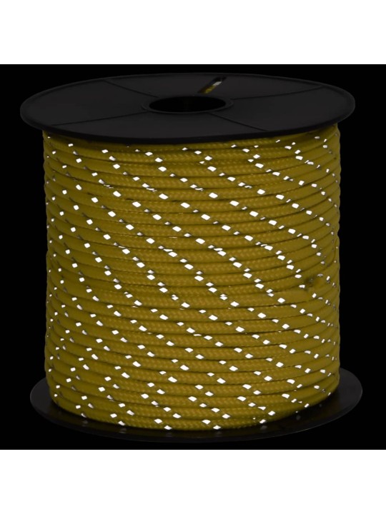 Stanové lanko s reflexními proužky a napínáky 50 m 4 mm