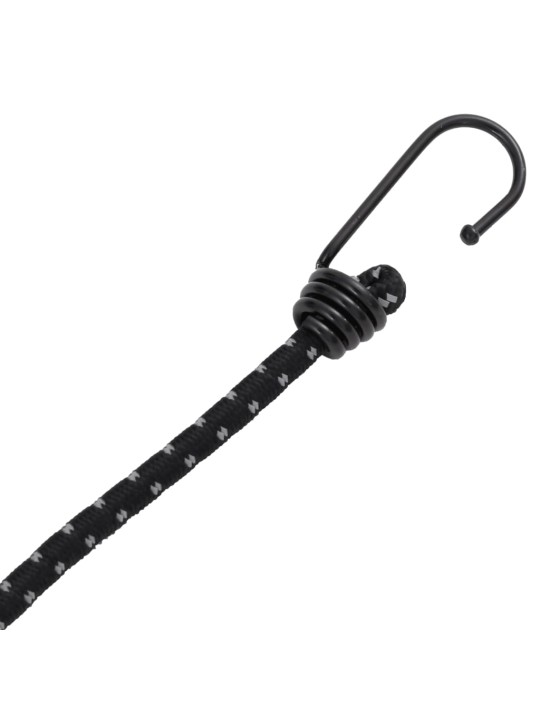 Gumicuky s reflexním proužkem a háčky 10 ks 38 cm