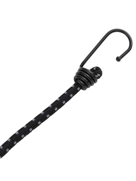 Gumicuky s reflexním proužkem a háčky 50 ks 38 cm
