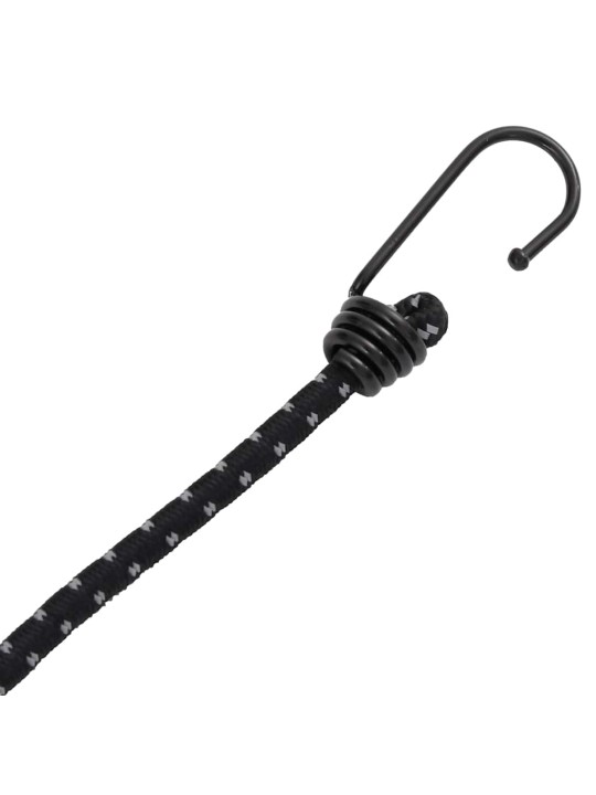 Gumicuky s reflexním proužkem a háčky 50 ks 46 cm