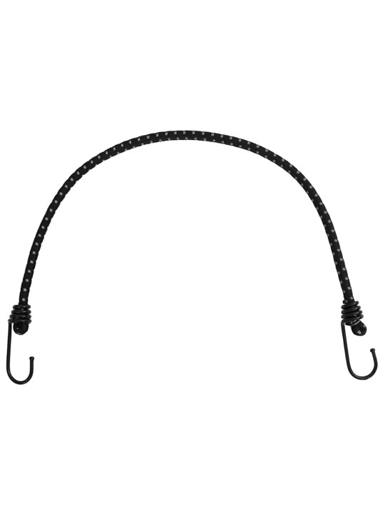 Gumicuky s reflexním proužkem a háčky 10 ks 59 cm