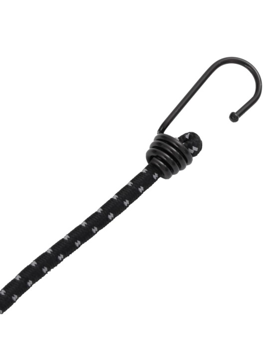 Gumicuky s reflexním proužkem a háčky 10 ks 88 cm