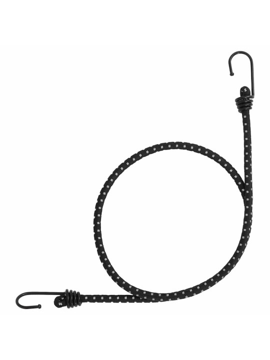 Gumicuky s reflexním proužkem a háčky 25 ks 100 cm