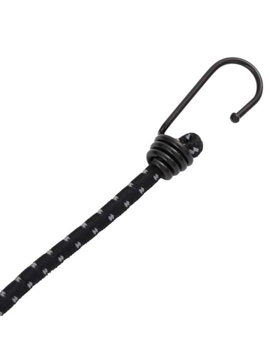 Gumicuky s reflexním proužkem a háčky 50 ks 100 cm