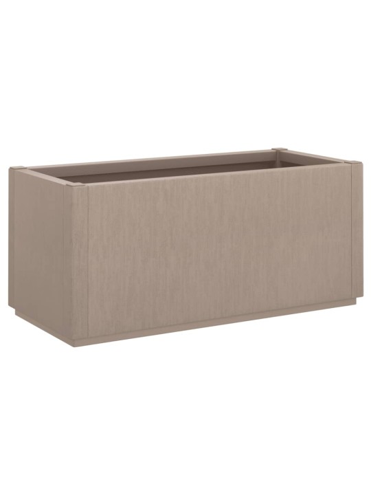 Zahradní truhlík s nohami hnědý 80 x 36 x 35 cm PP
