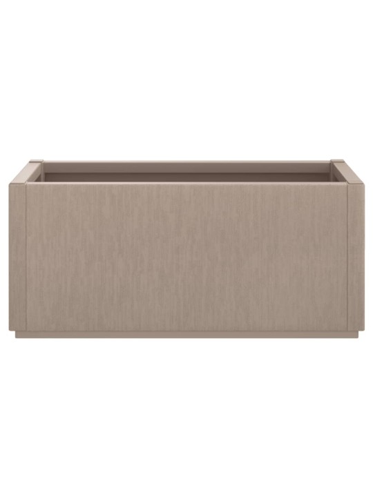 Zahradní truhlík s nohami hnědý 80 x 36 x 35 cm PP