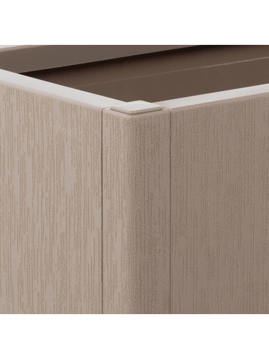Zahradní truhlík s nohami hnědý 80 x 36 x 35 cm PP