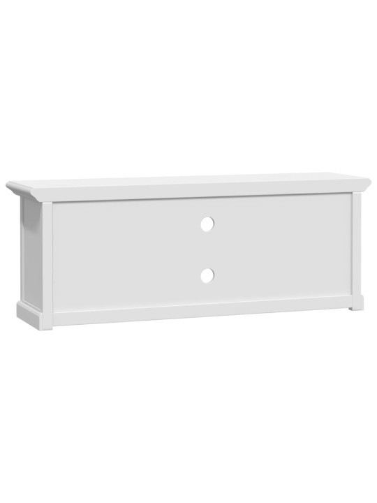 TV skříňka bílá 110 x 30 x 41 cm kompozitní dřevo
