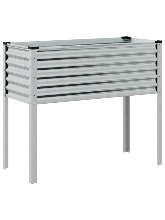 Zahradní truhlík 100 x 41 x 90 cm pozinkovaná ocel