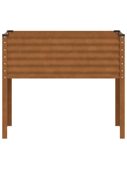 Zahradní truhlík 100 x 41 x 90 cm povětrnostně odolná ocel