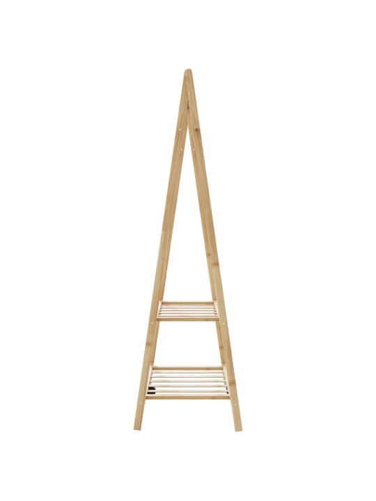 Stojan na oblečení s policemi 96x45,5x150,5 cm bambus