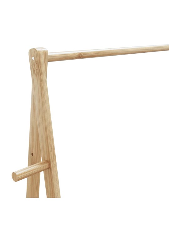 Stojan na oblečení s policemi 132x45,5x150,5 cm bambus