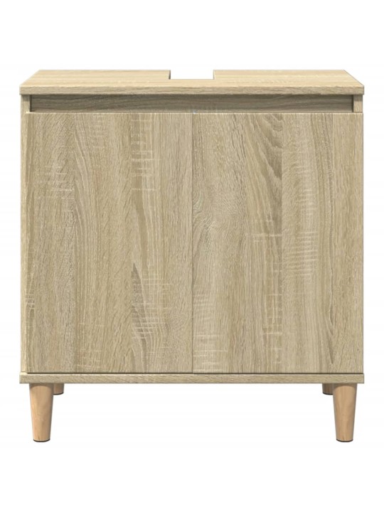 Skříňka pod umyvadlo dub sonoma 58x33x60 cm kompozitní dřevo