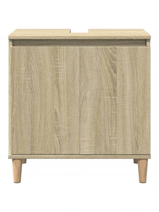 Skříňka pod umyvadlo dub sonoma 58x33x60 cm kompozitní dřevo